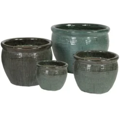 Portly Raster - Moss Green - D38H30 Cm